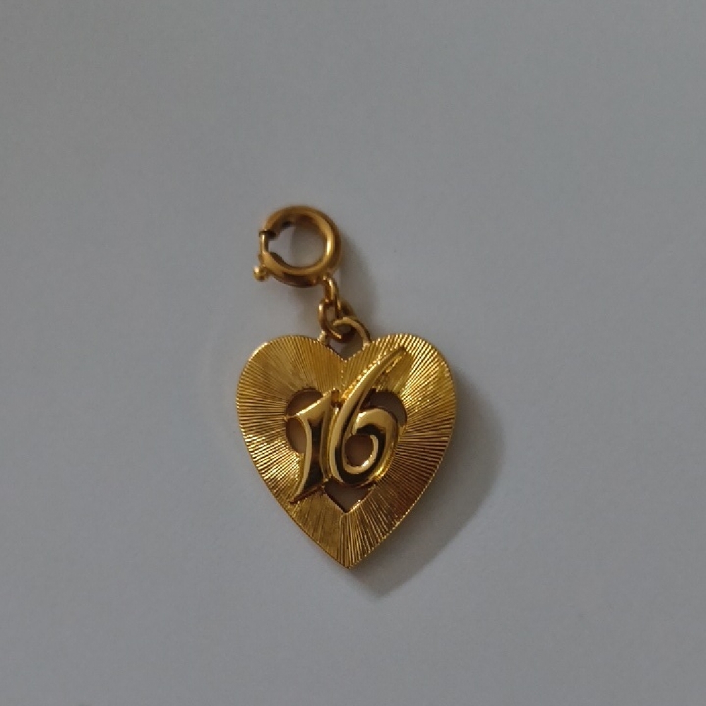 Monet Sweet 16 Heart-Shaped Charm Pendant